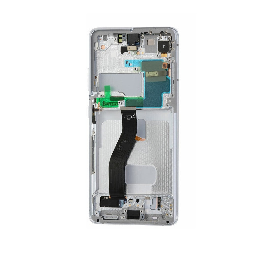 Samsung Galaxy S21 Ultra 5G G998 OLED Screen Replacement Digitizer with Frame-Phantom Silver Samsung Galaxy S21 Ultra 5G G998 OLED Screen Replacement Digitizer with Frame-Phantom Silver